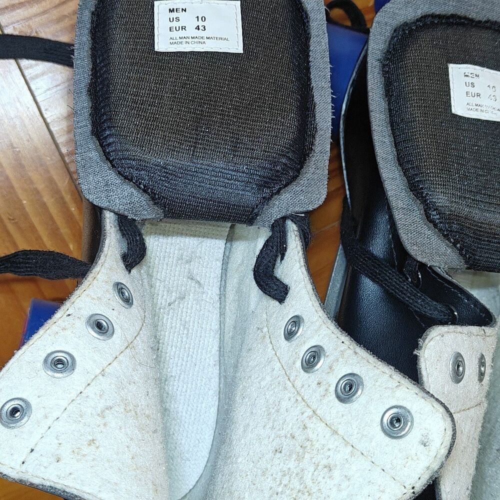 Chicago Roller Skates 405 Quad Rink Men Sz 10-Women 11 Black Blue Wheels Lace Up - Picture 14 of 14